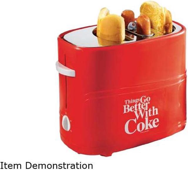 Alt view image 2 of 3 - Nostalgic Coca-Cola Hot Dog and Bun Toaster, HDT600COKE