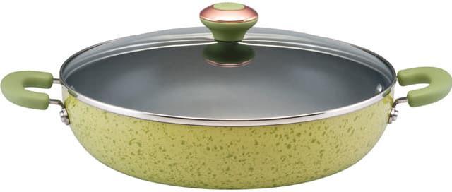 Paula Deen 12-in. Nonstick Signature Porcelain Everything Pan, Pear 