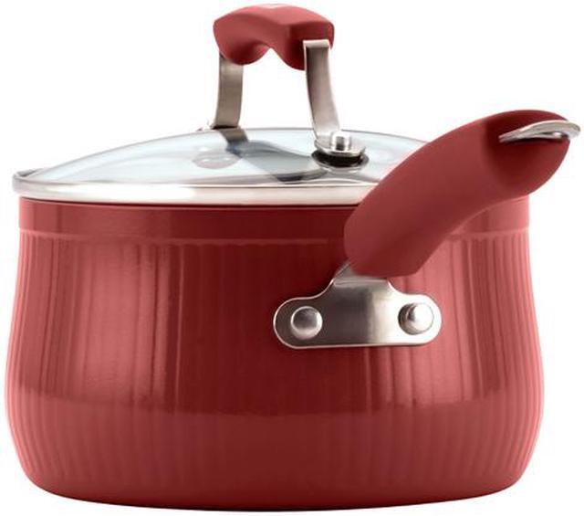 Alt view image 4 of 8 - Paula Deen 12-pc. Nonstick Savannah Collection Cookware Set, Red
