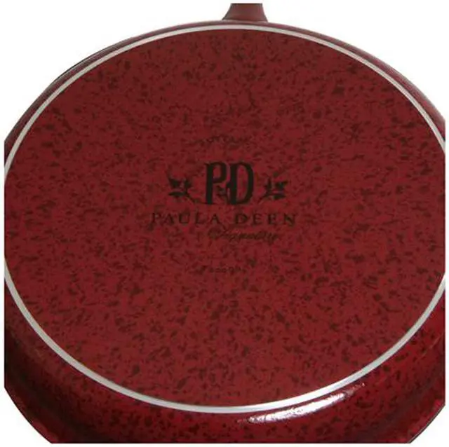 Alt view image 3 of 5 - Paula Deen 12506 12-in. Nonstick Signature Porcelain Everything Pan, Robin's Egg Blue