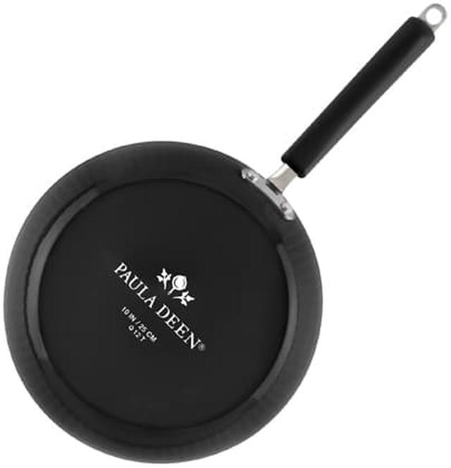 Alt view image 3 of 8 - Paula Deen 14297 Savannah Collection Aluminum Nonstick 17-Piece Cookware Set, Black
