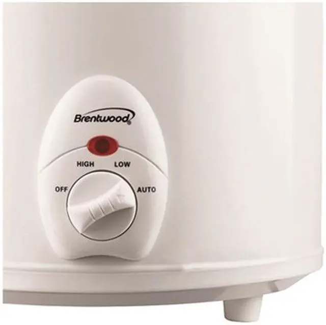 Alt view image 4 of 5 - Brentwood 3 Quart Slow Cooker, White SC-135W