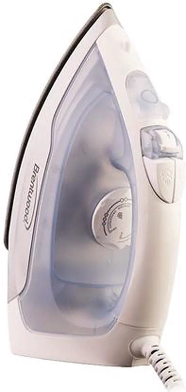 Alt view image 2 of 9 - Brentwood Non-Stick Steam Iron, White MPI-52