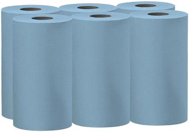 Alt view image 2 of 4 - WypAll X60 Reusable Cloths (35431), Blue, Roll, 130 Sheets / Roll, 6 Rolls / Case, 780 Wipes / Case