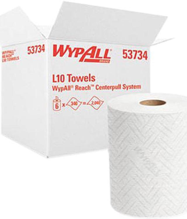 Reach System Roll Towel, 1-Ply, 11 x 7, White, 340/Roll, 6 Rolls/Carton Reach System Roll Towel, 1-Ply, 11 x 7, White, 340/Roll, 6 Rolls/Carton