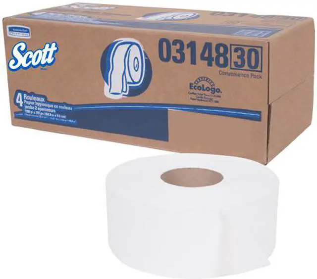 Alt view image 4 of 5 - Scott Essential JRT Jumbo Roll Bath Tissue, Convenience Case