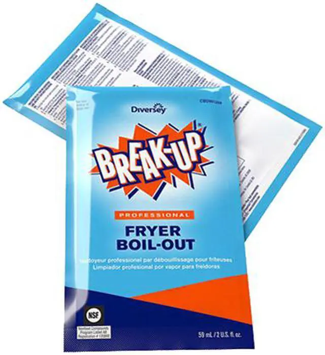 Alt view image 3 of 4 - Break-Up Fryer Boil-Out, 2-oz, Liquid Degreaser, 36 Packets (DVOCBD991209)
