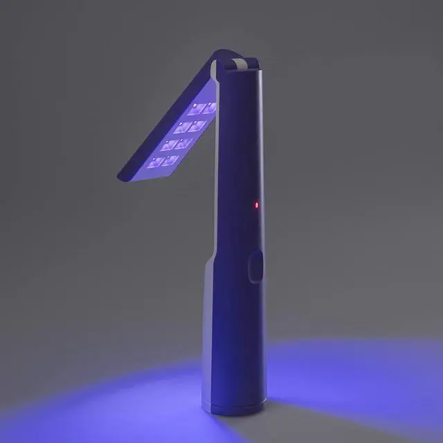 Alt view image 8 of 9 - Compass Home UV Light Sanitizer Lamp, Portable Handheld UVC LED Sterilization Germicidal Sanitizer Light with Child Lock