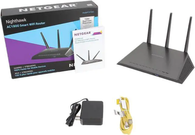 Alt view image 6 of 6 - NETGEAR R7000 Nighthawk AC1900 Dual Band Wireless Gigabit Smart Home Router (R7000-100CNS)