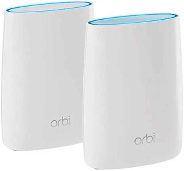 Main image of NETGEAR Orbi Whole Home Mesh Wi-Fi System - Wi-Fi Router and Single Satellite Extender with Speeds Up to 3 Gbps Over 5,000 sq.ft, AC3000 (RBK50)