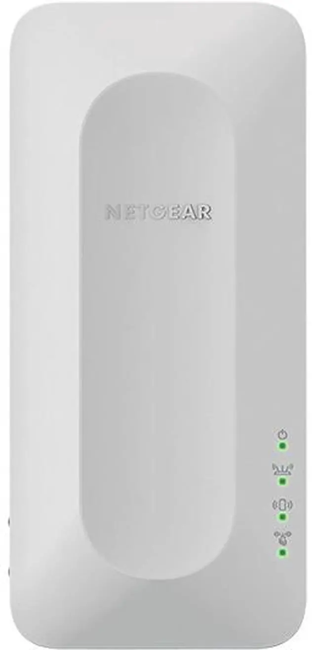 Main image of Netgear AX1800 Dual-Band WiFi 6 Mesh Extender, 1.8Gbps, Wall-plug, Internal Antennas, EAX15-100NAS