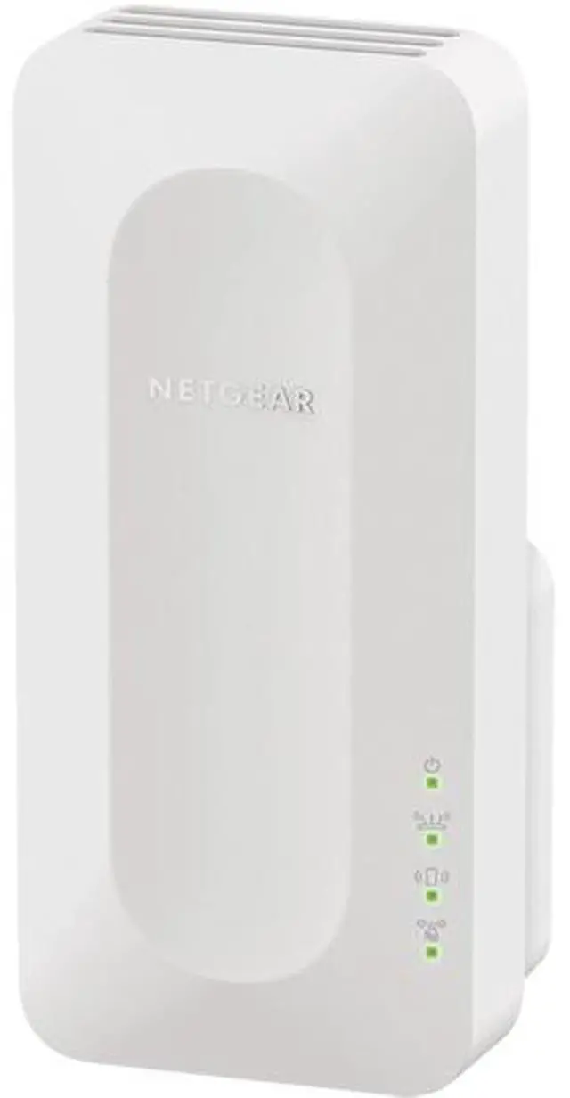 Alt view image 4 of 11 - Netgear AX1800 Dual-Band WiFi 6 Mesh Extender, 1.8Gbps, Wall-plug, Internal Antennas, EAX15-100NAS