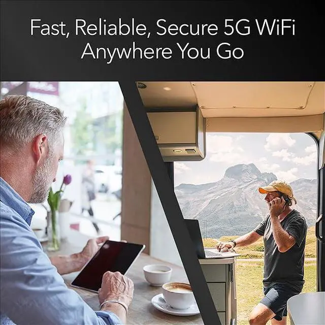 Alt view image 5 of 9 - Netgear Nighthawk M6 MR6150 Wi-Fi 6 IEEE 802.11ax 5G Mobile Hotspot, Unlocked, MR6150-100NAS