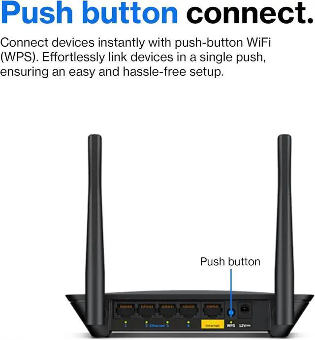 Alt view image 5 of 5 - Linksys WiFi 5 Router, Dual-Band, 1,500 Sq. ft Coverage, 10+ Devices, Parental Control, Supports Guest WiFi, Speeds up to (AC1200) 1.2Gbps - E5400