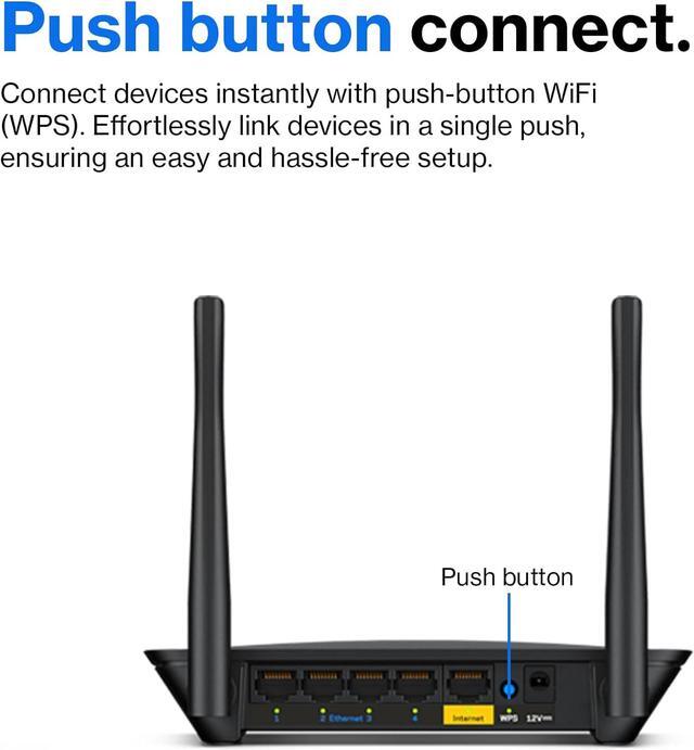 Alt view image 3 of 5 - Linksys E5350 WiFi 5 Dual-Band AC1000 Router, East Setup, Reliable WiFi Connections and WiFi Speeds