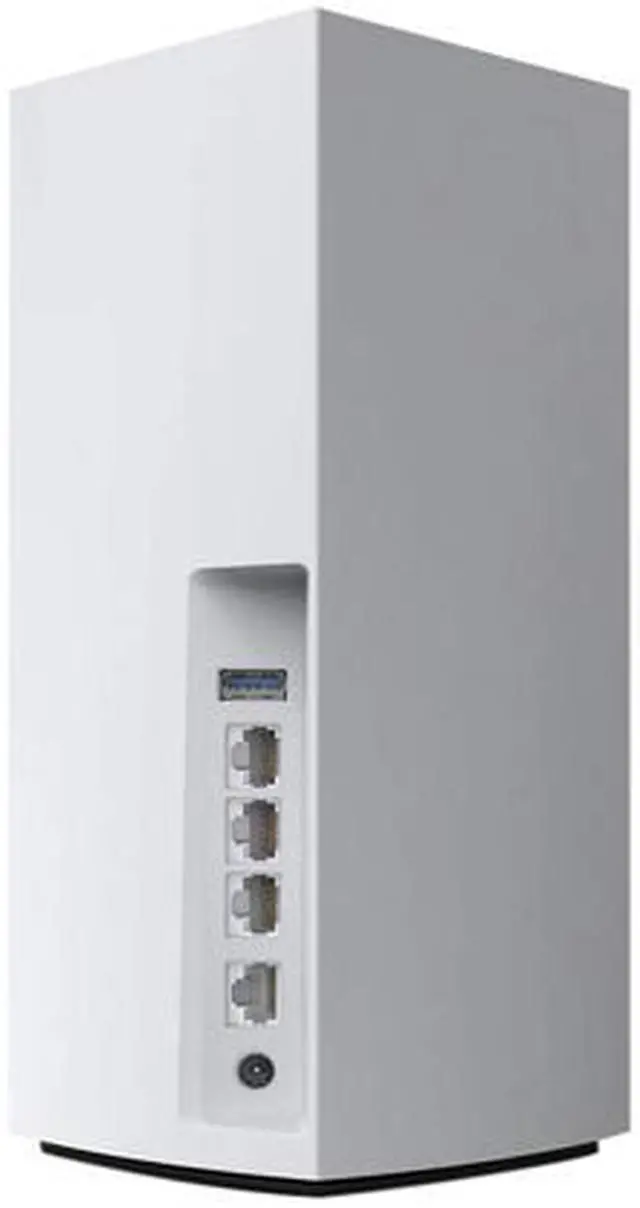 Alt view image 4 of 5 - Linksys AX4200 Smart Mesh Wi-Fi 6 Router for Whole Home WiFi Mesh System, Tri-Band AX Wireless Gigabit Mesh, Fast Speeds up to 4.2 Gbps, coverage up to 8,100 sq ft, up to 120 devices, 3-Pack (MX12600)