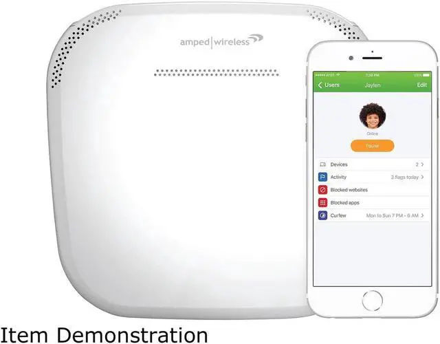 Alt view image 3 of 7 - Amped Wireless ALLY- Whole Home Smart Wi-Fi Router (ALLY-R1900-CA)