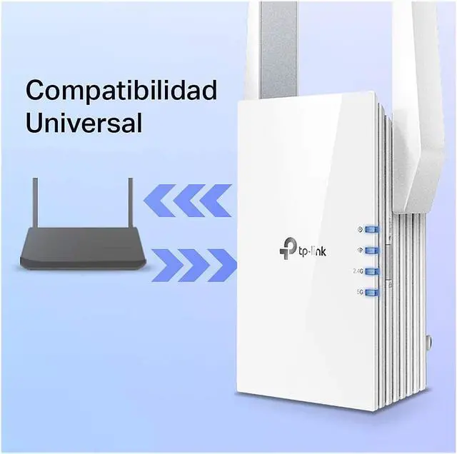 Alt view image 5 of 6 - TP-Link AX1500 WiFi Extender Internet Booster, WiFi 6 Range Extender Covers up to 1500 sq. ft. and 25 Devices, Dual Band up to 1.5Gbps Speed, AP Mode w/Gigabit Port, APP Setup, OneMesh Compatible (RE505X)