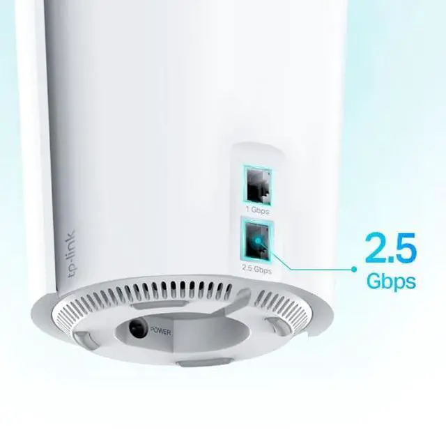 Alt view image 7 of 7 - (2-Pack) TP-Link Deco AX5700 Tri-Band Smart Whole Home Mesh Wi-Fi 6 System