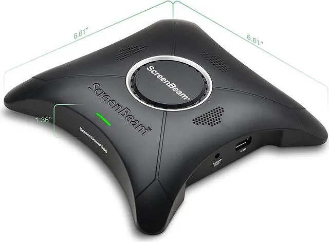 Alt view image 5 of 6 - ScreenBeam 960 Enterprise-Class Wireless Display Receiver - Without apps or cables, ScreenBeam 960 lets you wirelessly connect to the room display and share content using native screen mirroring ...