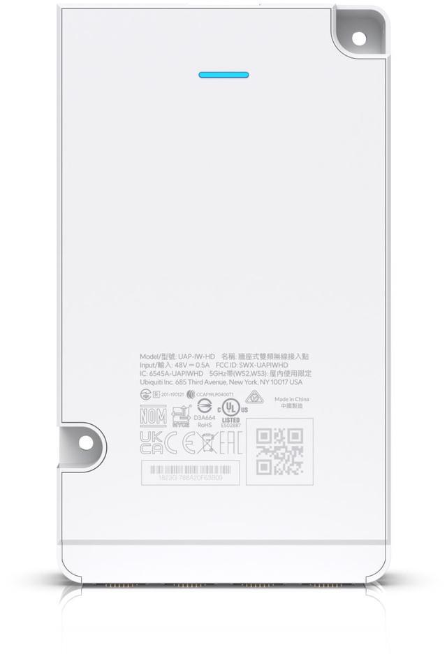 Alt view image 5 of 9 - Ubiquiti Networks UniFi in-Wall Wi-Fi Access Point 802.11AC Wave 2 (UAP-IW-HD-US), White