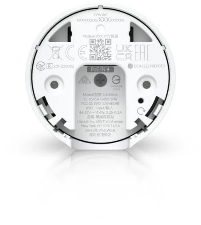Alt view image 5 of 6 - Ubiquiti U6 Mesh, WiFi 6 Indoor/Outdoor Access Point (U6-Mesh)
