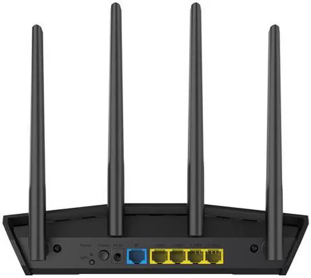 Alt view image 5 of 5 - ASUS AX1800 Dual Band WiFi 6 (802.11ax) Router Supporting MU-MIMO and OFDMA Technology, with AiProtection Classic Network Security Powered by Trend Micro (RT-AX1800S)