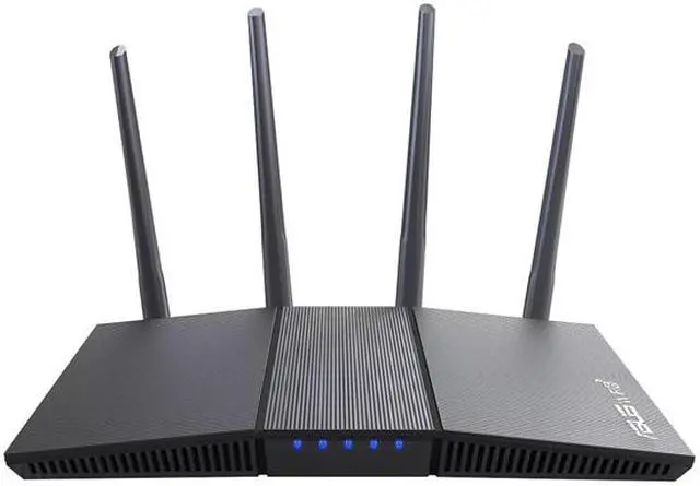 Alt view image 2 of 5 - ASUS AX1800 Dual Band WiFi 6 (802.11ax) Router Supporting MU-MIMO and OFDMA Technology, with AiProtection Classic Network Security Powered by Trend Micro (RT-AX1800S)