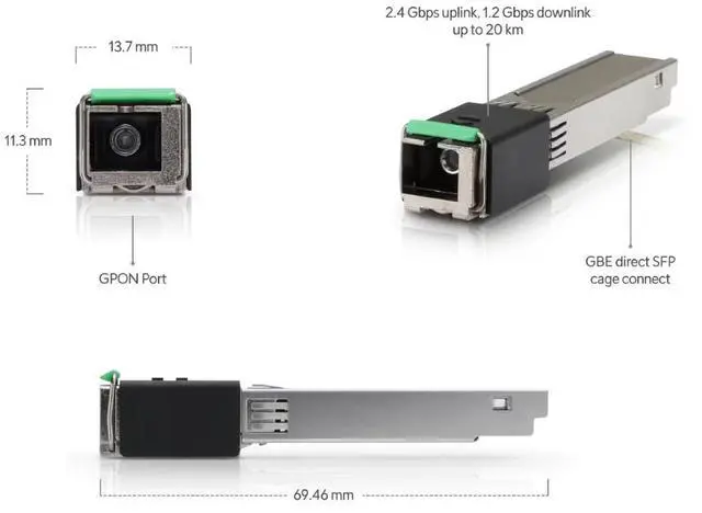 Alt view image 2 of 2 - Ubiquiti Fiber Instant Optical Transceiver | UF-INSTANT