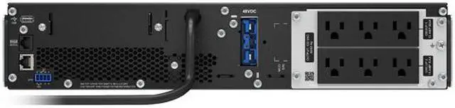 Alt view image 4 of 4 - APC SRT1000RMXLA Smart-UPS SRT 1000VA/900W 6 x5-15R 2U Rack-Mountable 120V UPS