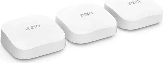 Alt view image 2 of 7 - eero Pro 6E AXE5400 Tri-Band Mesh Wi-Fi 6E System (3-pack)