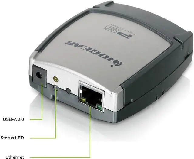 Alt view image 2 of 7 - IOGEAR 1-Port USB 2.0 Print Server GPSU21