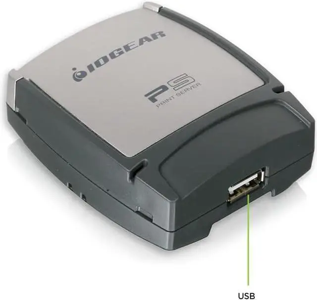 Alt view image 3 of 7 - IOGEAR 1-Port USB 2.0 Print Server GPSU21