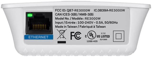 Alt view image 5 of 7 - Linksys RE3000W N300 Wi-Fi Range Extender