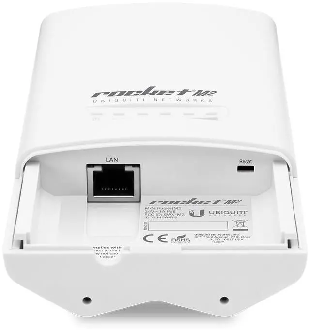Alt view image 4 of 4 - Ubiquiti Rocket M2-US 2.4GHz 2x2 11n MIMO CPE AirMax TDMA 50+km 150+Mbps