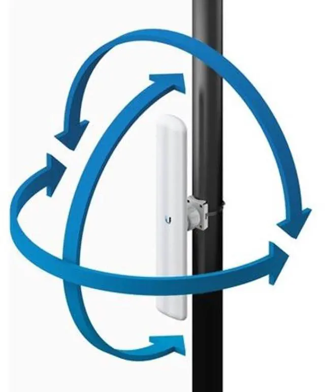 Alt view image 6 of 7 - Ubiquiti airMAX Lite 5GHz Wireless Access Point IEEE 802.11ac 450 Mbit/s, LAP-120