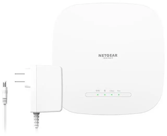 Alt view image 2 of 8 - Netgear AX3000 Dual-Band PoE Multi-Gig Insight Managed WiFi 6 Access Point with Power Adapter, WAX615PA-100NAS