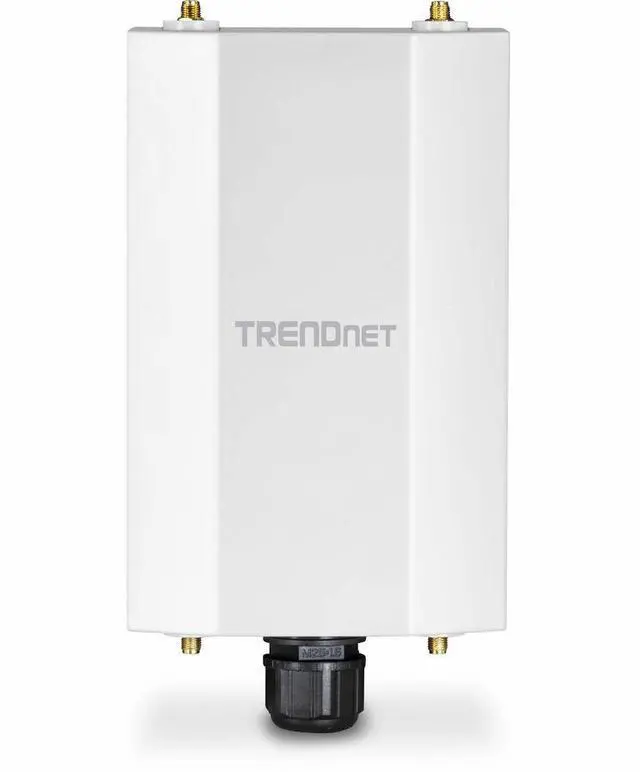 Alt view image 2 of 11 - TRENDnet 5 dBi WiFi 6 AX1800 Outdoor PoE+ Omni Directional Access Point, TEW-941APBO