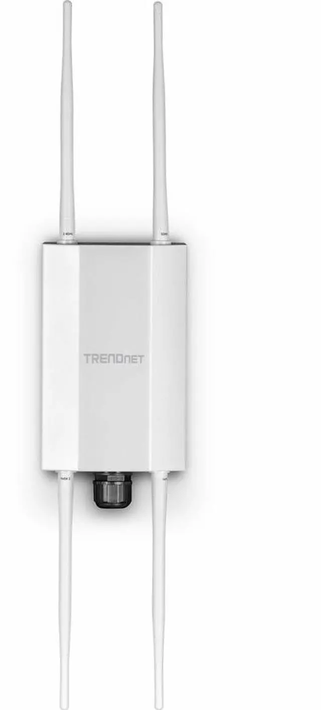 Alt view image 9 of 11 - TRENDnet 5 dBi WiFi 6 AX1800 Outdoor PoE+ Omni Directional Access Point, TEW-941APBO