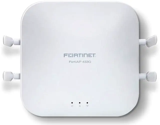 Alt view image 7 of 7 - Fortinet FortiAP 433G Wireless Indoor Wi-Fi 6E Access Point, Tri radio, Standard Mounting kit for Ceiling, T-Rail and Wall included