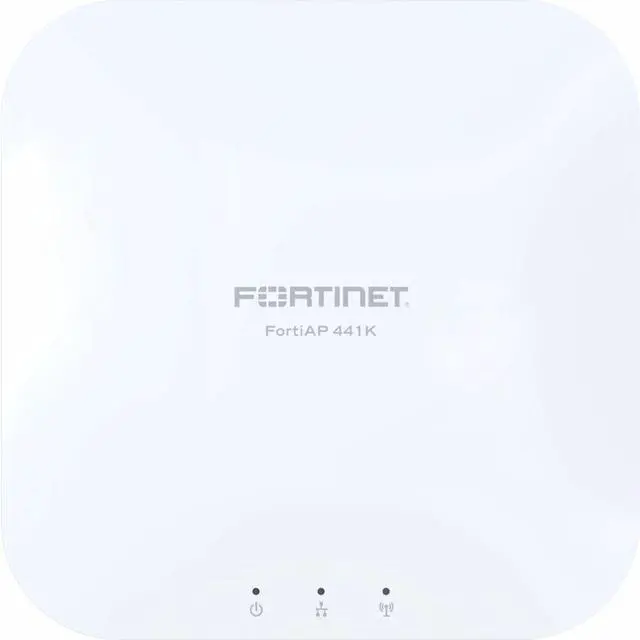 Main image of Fortinet FortiAP 441K Tri Band Wi-Fi 7 Wireless Access Point - Indoor - 21.32 Gbit/s - 2.40 GHz, 5 GHz, 6 GHz - FAP-441K-A