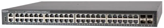 Alt view image 3 of 4 - Ruckus ICX8200-48PF2-E Entry-Level+ Access 48 Ports 1G PoE Switch, Managed, Rack-Mountable, 1 Fan & 1 Power Supply