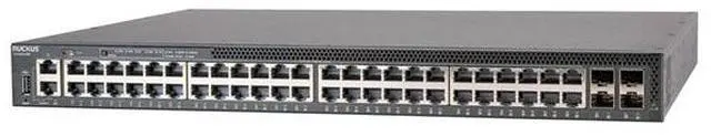Alt view image 2 of 4 - Ruckus ICX8200-48PF2-E2 Entry-Level+ Access 48 Ports 1G PoE Switch, Managed, Rack-Mountable, 2 Fans & 2 Power Supplies