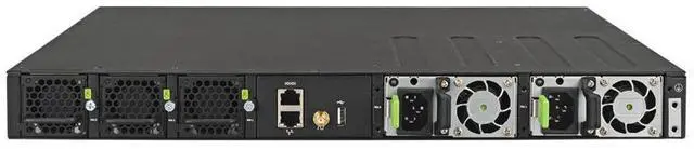 Alt view image 3 of 3 - Ruckus ICX7550-48ZP-E2  Mid-Range Access 48 Ports Multigigabit PoE Managed Rack-Mountable Switch, 3 Fans, 2 AC Power Supplies with Exhaust Airflow Installed