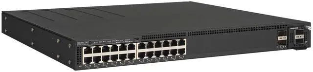 Alt view image 3 of 3 - RUCKUS ICX 7550, 24-port 10/100/1000 Mbps 802.3at POE+, 2x 40 Gbps QSFP+ dual-mode uplink/stacking ports, modular slot | ICX7550-24P-E2