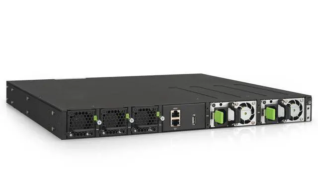 Alt view image 2 of 3 - RUCKUS ICX 7550, 48-port 10/100/1000 Mbps, 2x 40Gbps QSFP+ dual-mode uplink/stacking ports, modular slot | ICX7550-48-E2