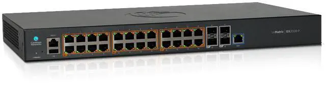 Main image of Cambium Networks  cnMatrix EX2028-P Intelligent Cloud Managed Ethernet PoE Switch - 24x 1Gbit PoE+ - MX-EX2028PXA-U