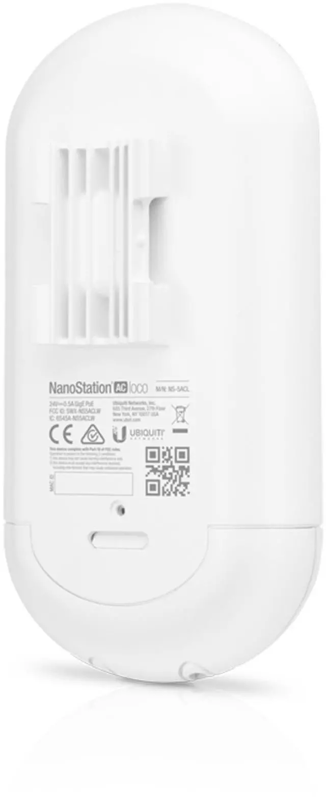 Alt view image 2 of 3 - Ubiquiti airMAX NanoStation 5AC Loco, Compact, UISP-ready WiFi radio, 5-Pack (Loco5AC-5)
