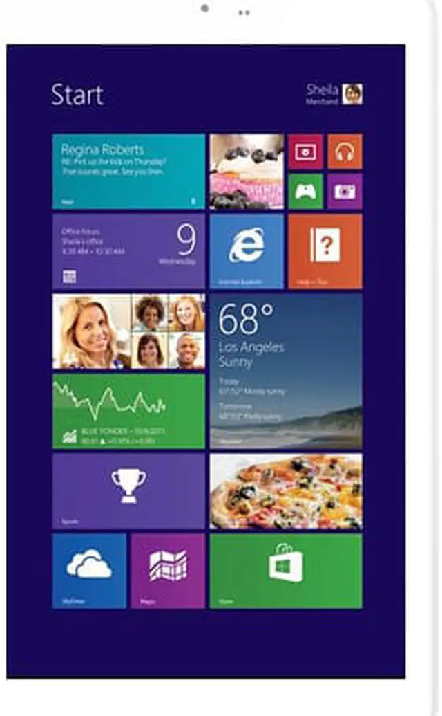 Main image of IVIEW-i1010QW-10.1" IPS Screen Intel Quad Core Tablet with 2 GB Memory 32 GB Flash Windows 8.1 and with a Bluetooth Keyboard Carrying Case