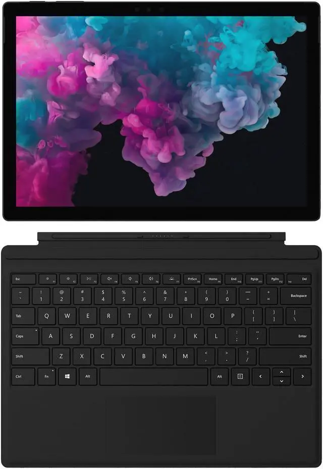Alt view image 4 of 6 - Microsoft - Surface Pro 6 - 12.3" Touch Screen - Intel Core i5 8250U (1.60 GHz) - 8 GB Memory - 256 GB SSD - Windows 10 Home 64-bit - With Keyboard - Black